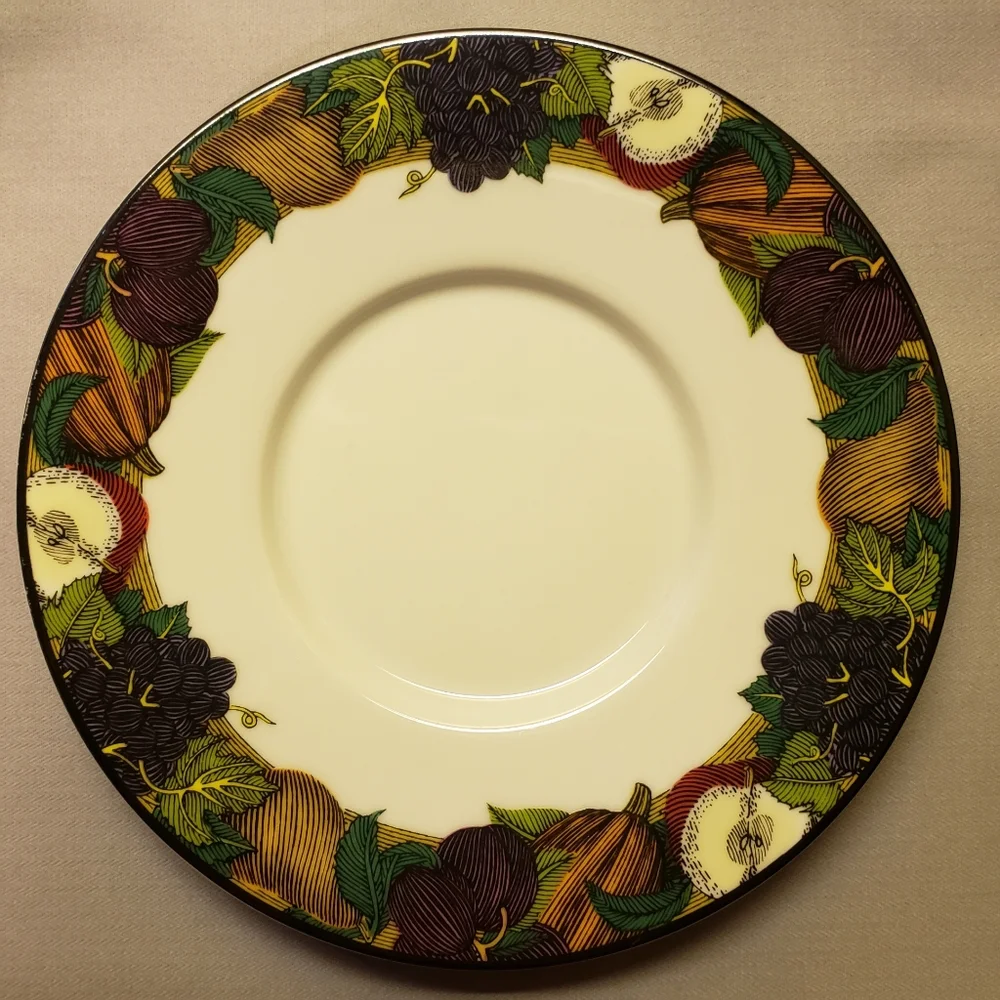 1 Vtg 93 Coffee Tea Hot Chocolate Saucer China Dansk Cornucopia Mint - Picture 4 of 5